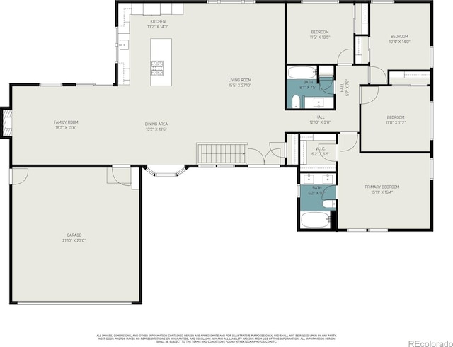 10051 E Walsh Pl, Denver, CO 80247 - view of floor plan / room layout
