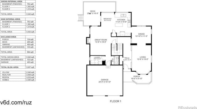 floor plan / room layout