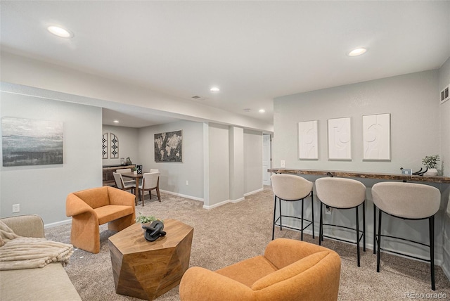 2980 E 135th Dr, Thornton, CO 80241 - living area with light carpet and recessed lighting