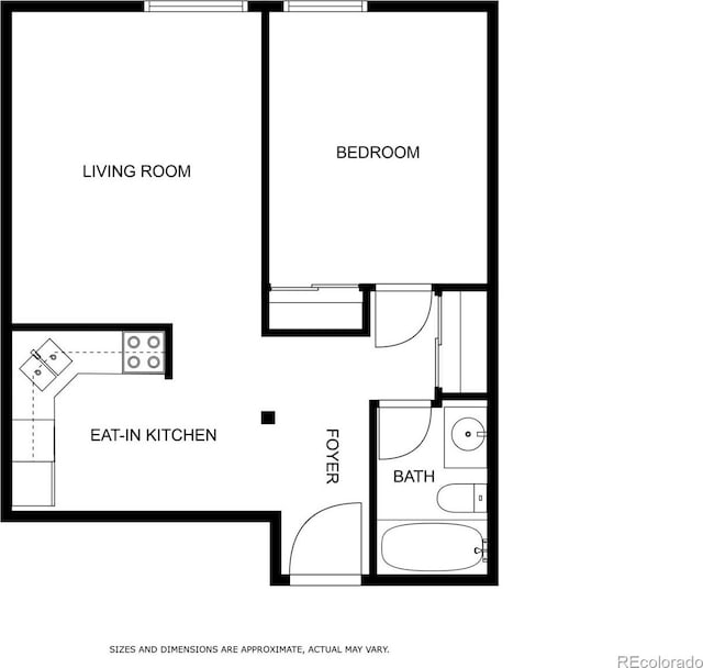 1390 N Emerson St Unit 101, Denver, CO 80218 - view of room layout