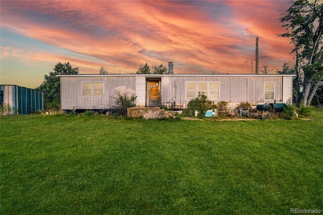 6224 County Road H, Joes, CO 80822 - view of front of home with a yard