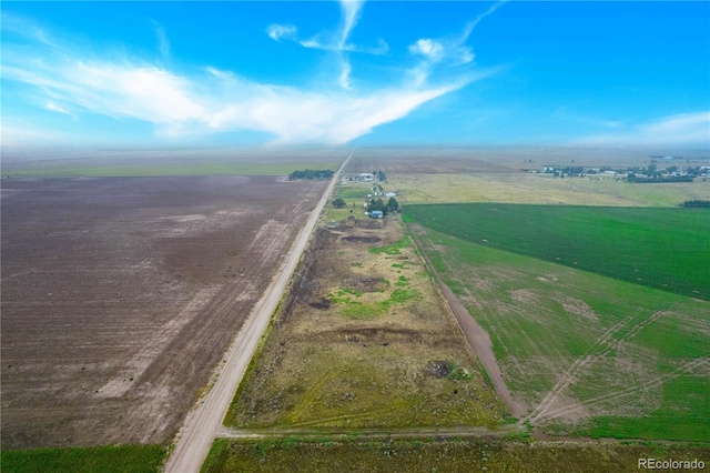 6224 County Road H, Joes, CO 80822 - aerial view of property and surrounding area featuring rural landscape