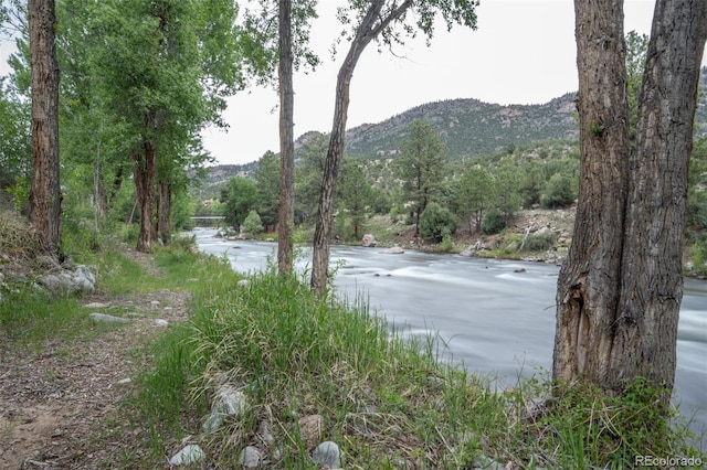 104 River Run Dr, Buena Vista, CO 81211 - water view featuring mountains
