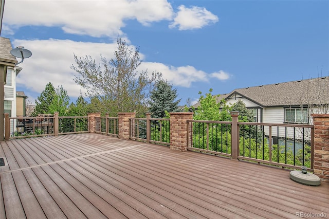 6085 Nile Cir, Golden, CO 80403 - view of wooden deck