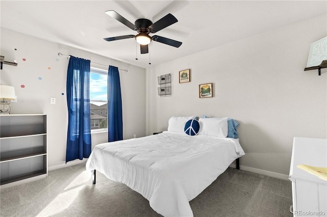 244 Chipeta Way, Lochbuie, CO 80603 - bedroom with carpet and ceiling fan