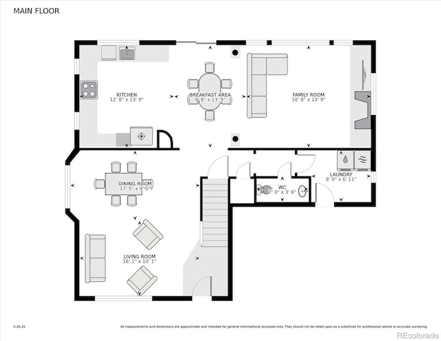 4848 Fenwood Dr, Highlands Ranch, CO 80130 - view of floor plan / room layout