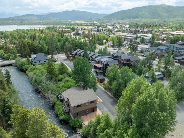 310 Creekside Aly Unit 4, Frisco, CO 80443 - aerial perspective of suburban area with a mountainous background