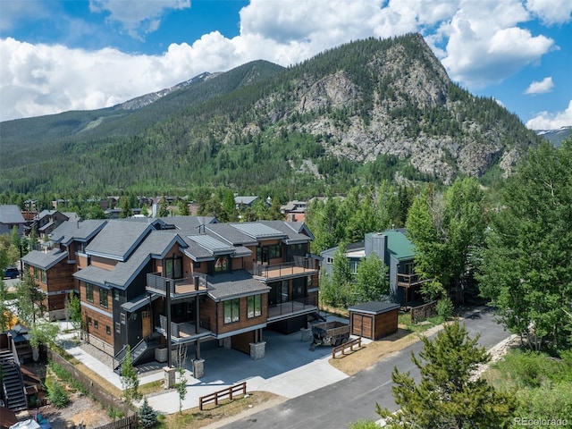 310 Creekside Aly Unit 4, Frisco, CO 80443 - view of mountain background with a heavily wooded area and nearby suburban area
