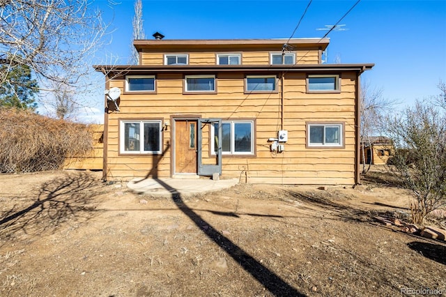 view of rear view of property