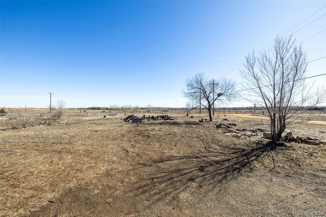 view of nature with a rural view