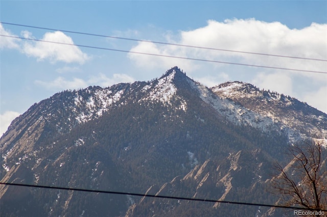 view of mountain feature