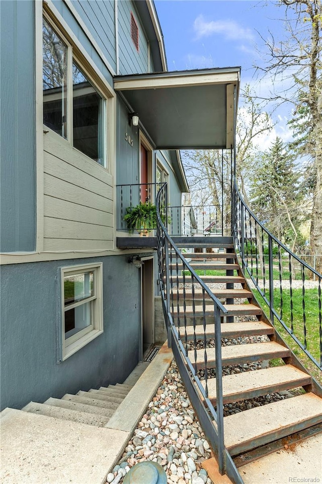 505 S Roosevelt Rd, Lafayette, CO 80026 - view of side of property featuring stairs