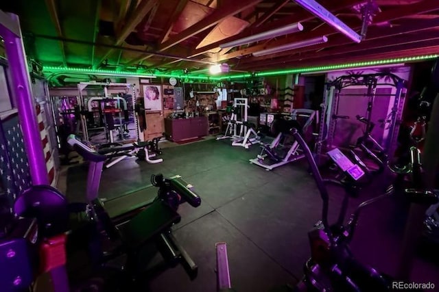 view of exercise room