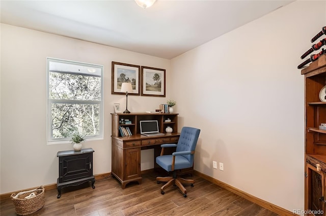 41 Yew Ln, Bailey, CO 80421 - office with light wood finished floors and baseboards