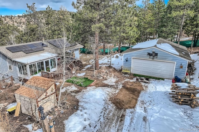 41 Yew Ln, Bailey, CO 80421 - view of snowy aerial view