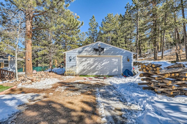 41 Yew Ln, Bailey, CO 80421 - view of detached garage