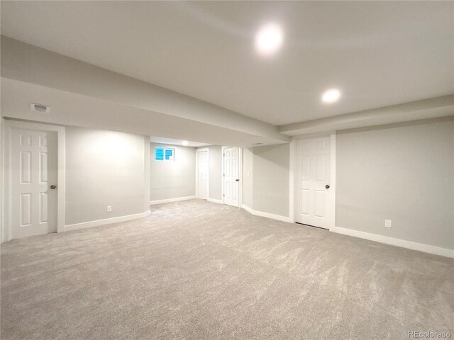 18073 E Belleview Pl, Centennial, CO 80015 - finished basement featuring carpet flooring and baseboards