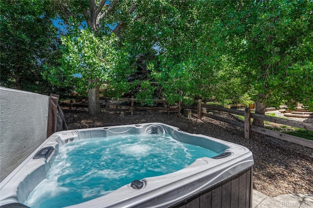 22965 Allendale Ave, Parker, CO 80138 - view of pool featuring a hot tub