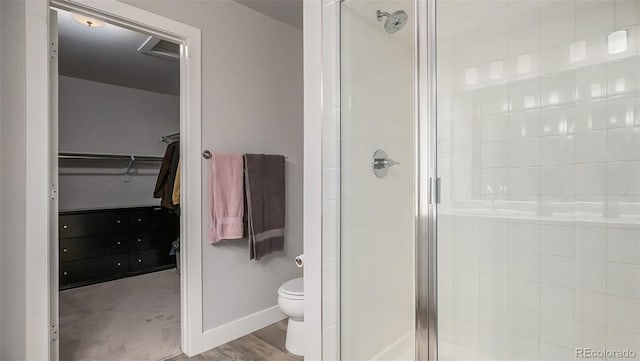 16231 E Warner Pl, Denver, CO 80239 - full bath featuring a stall shower and a walk in closet