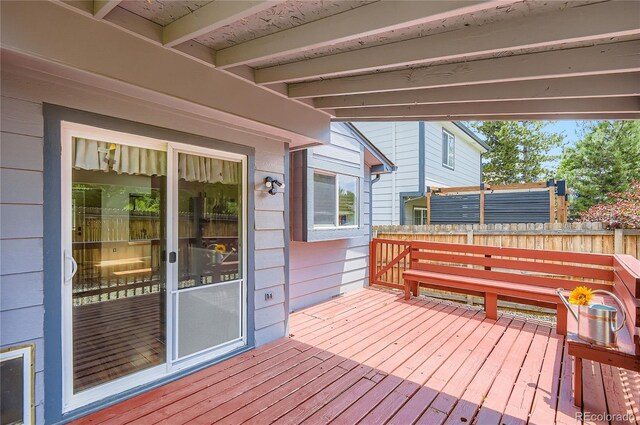 8432 S Upham Way, Littleton, CO 80128 - view of deck
