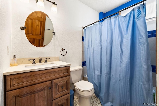 23599 Shingle Creek Rd, Golden, CO 80401 - bathroom with vanity and a textured wall