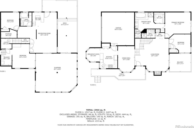 23599 Shingle Creek Rd, Golden, CO 80401 - view of property floor plan