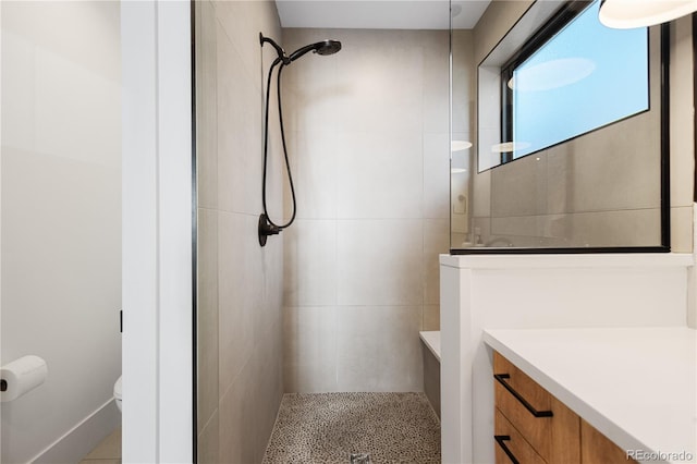 2625 W 23rd Ave, Denver, CO 80211 - full bath with toilet, tiled shower, and vanity