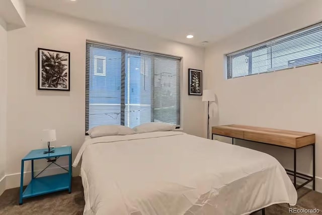 2625 W 23rd Ave, Denver, CO 80211 - carpeted bedroom with baseboards and recessed lighting