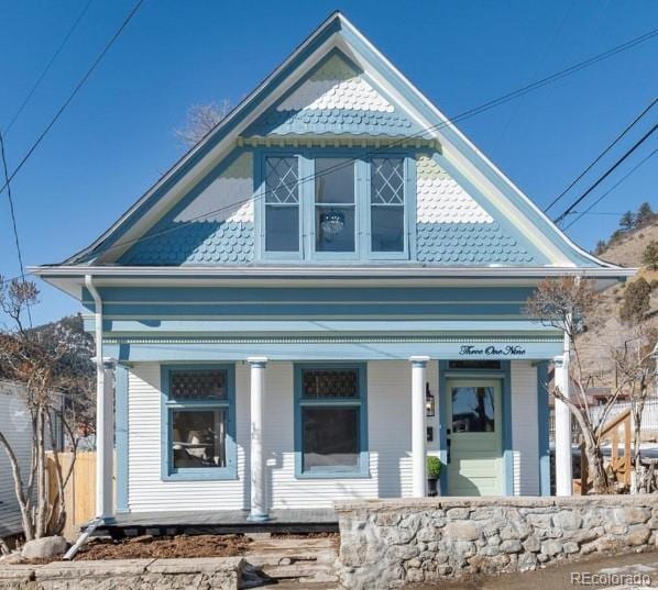 victorian home with a porch