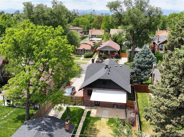 2636 N Glencoe St, Denver, CO 80207 - view from above of property