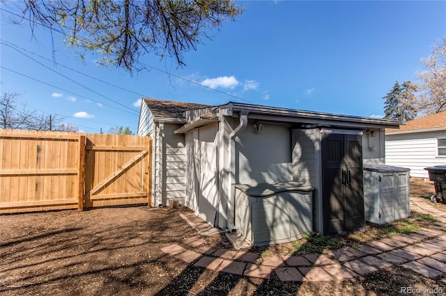 1969 Uinta St, Denver, CO 80220 - view of outbuilding featuring a gate