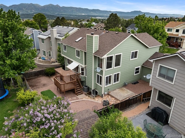 2035 Springcrest Rd, Colorado Springs, CO 80920 - aerial view of residential area featuring mountains