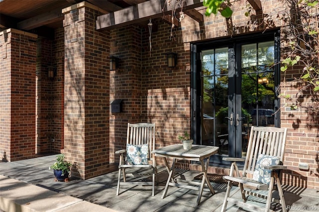 1143 S Saint Paul St, Denver, CO 80210 - view of patio with french doors
