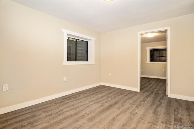 969 Pulpit Rock Ct, Colorado Springs, CO 80918 - spare room with wood finished floors and baseboards