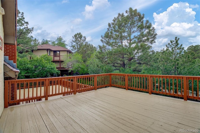 969 Pulpit Rock Ct, Colorado Springs, CO 80918 - view of wooden terrace