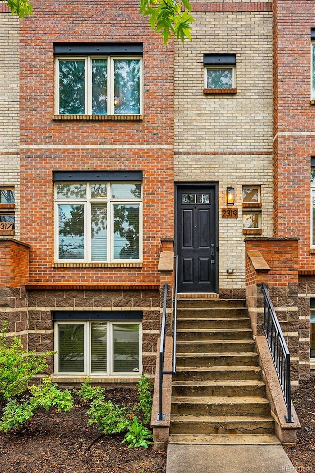 2319 Decatur St, Denver, CO 80211 - property entrance with brick siding