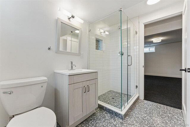 1920 S Niagara St, Denver, CO 80224 - full bath with vanity and a stall shower