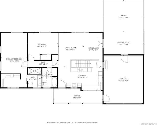 1920 S Niagara St, Denver, CO 80224 - view of room layout