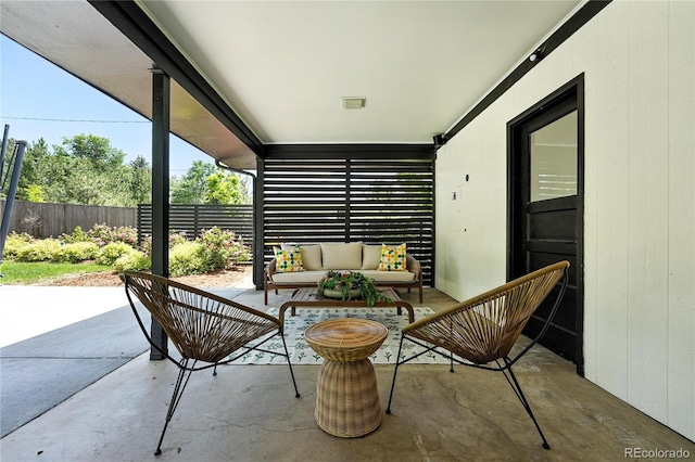 1920 S Niagara St, Denver, CO 80224 - view of patio with an outdoor living space