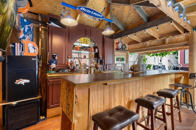 805 5th St, Fort Lupton, CO 80621 - indoor dry bar featuring light wood-style floors