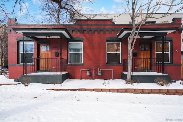 view of front of home