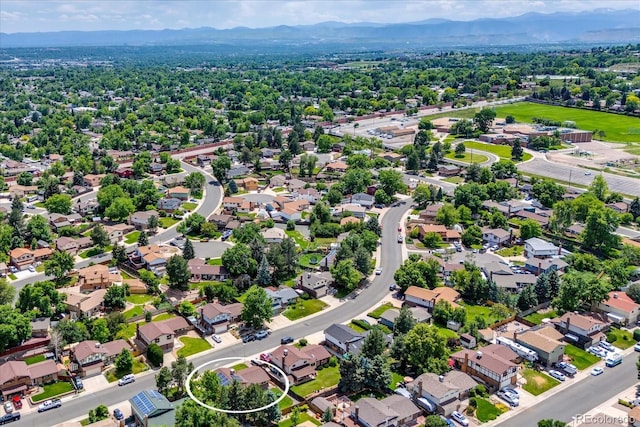 6441 W 73rd Pl, Arvada, CO 80003 - aerial view of residential area with mountains