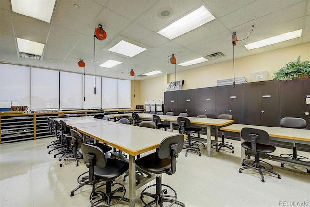 715 S Alton Way Unit 5D, Denver, CO 80247 - office area featuring a drop ceiling