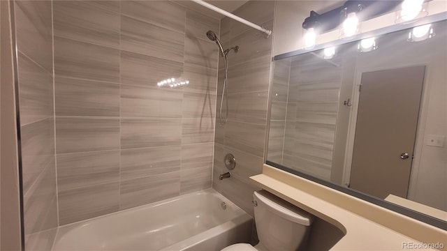1818 S Quebec Way Unit 5-7, Denver, CO 80231 - bathroom with shower / washtub combination and toilet