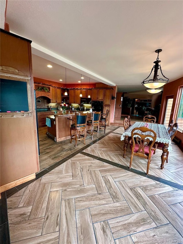 4618 SE Summit Trl, Evergreen, CO 80439 - dining space featuring recessed lighting