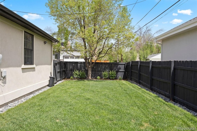 view of yard