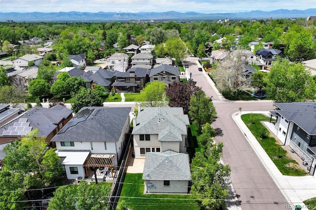 2500 S Monroe St, Denver, CO 80210 - aerial perspective of suburban area with a mountain backdrop