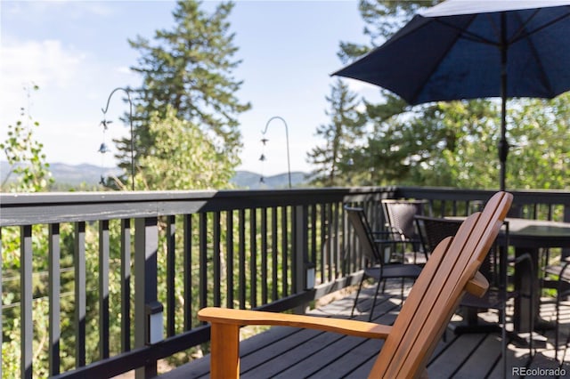 view of deck