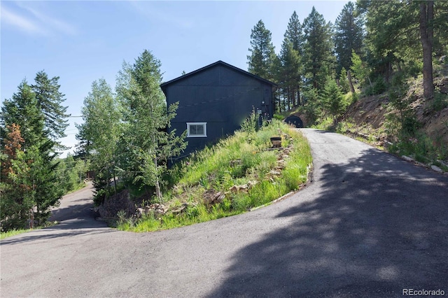 view of side of property