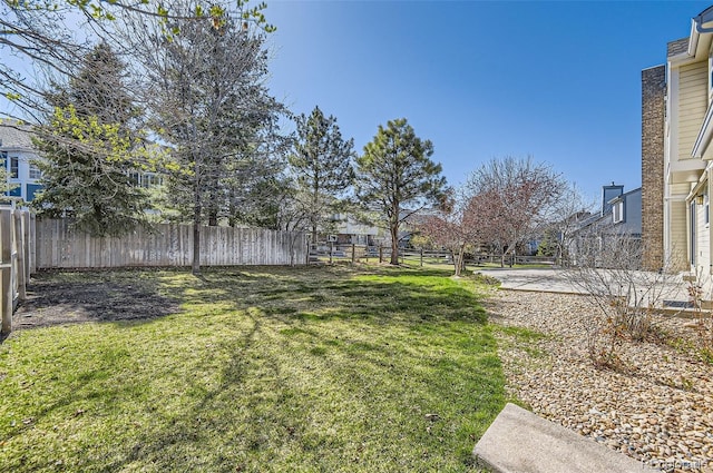 1516 Saltbush Ridge Rd, Highlands Ranch, CO 80126 - view of yard with fence